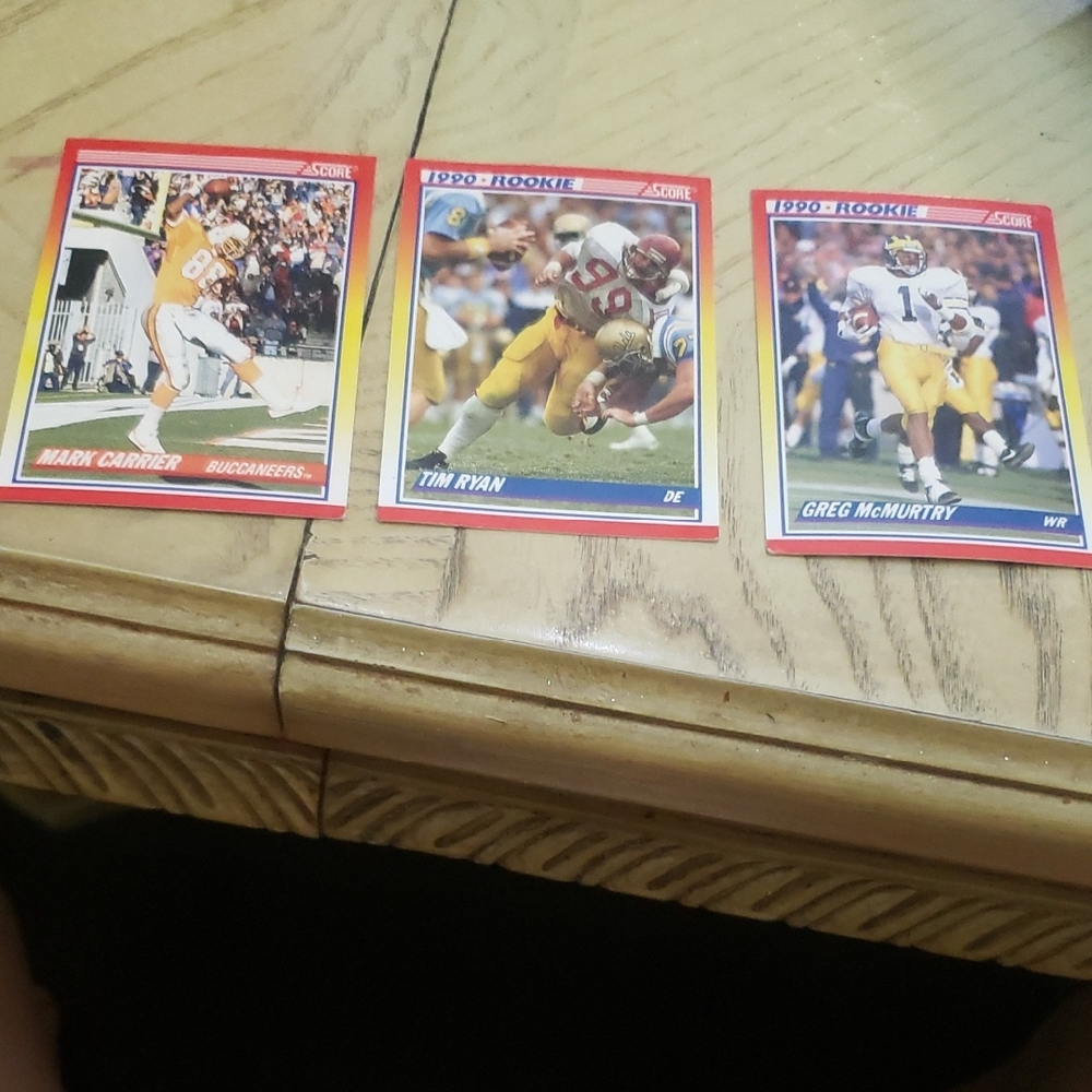 1990 Rookie Football Cards Set - Red
